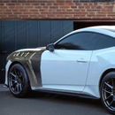 SuperAutoUSA real carbon fiber fender flares for 2024 Ford Mustang GT Convertible