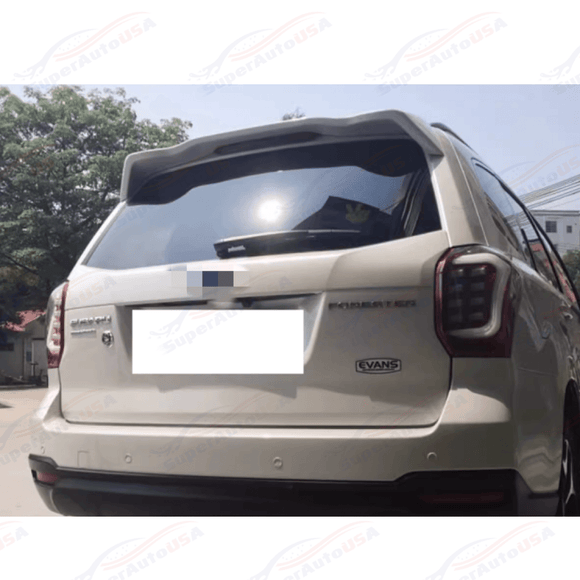 Fits 2014-2018 Subaru Forester Wind Sun Rain Matte Black Rear Roof Spoiler Wing