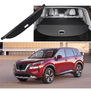 Fits 2022 2021 Nissan Rogue Luggage Rear Trunk Retractable Tonneau Cargo Cover (Black)-1