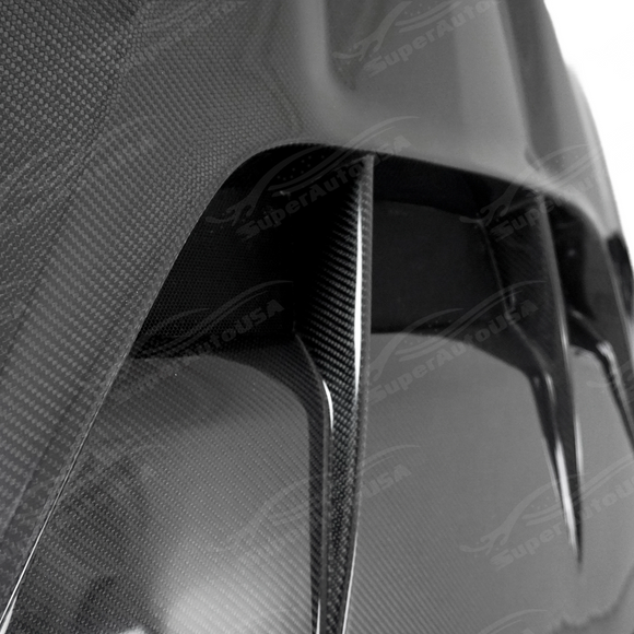 Carbon Fiber ZR1 Style Car Hood Cover For 20-26 Chevrolet Corvette C8