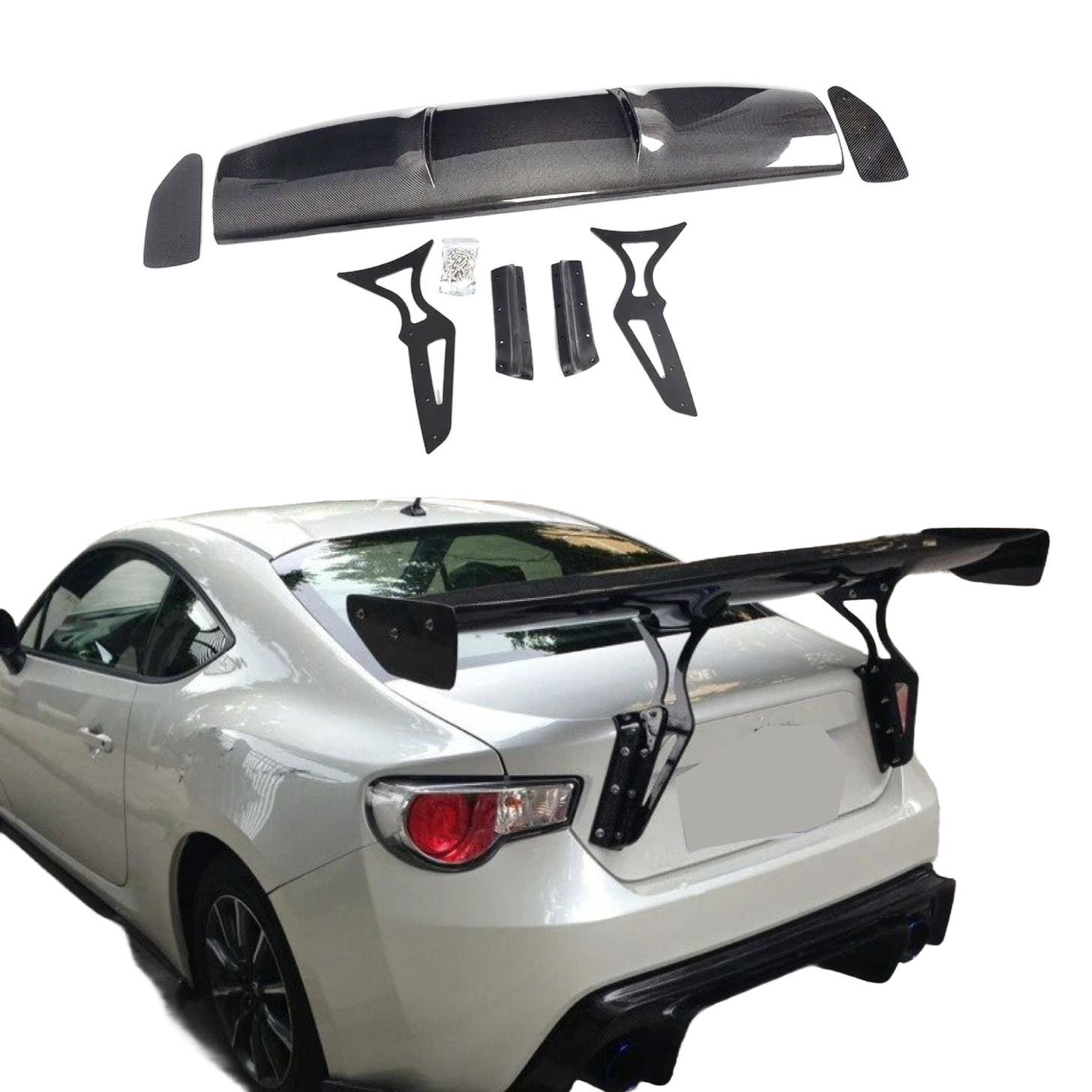 2012 Toyota GT86 Real Carbon Fiber Duckbill Trunk Lid Spoiler Wing