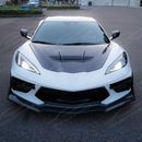 Carbon Fiber ZR1 Style Car Hood Cover For 20-26 Chevrolet Corvette C8-5