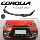 Front Lip & Spoiler - Carbon Fiber Print | Fits Toyota Corolla SE XSE (2020-26)-3