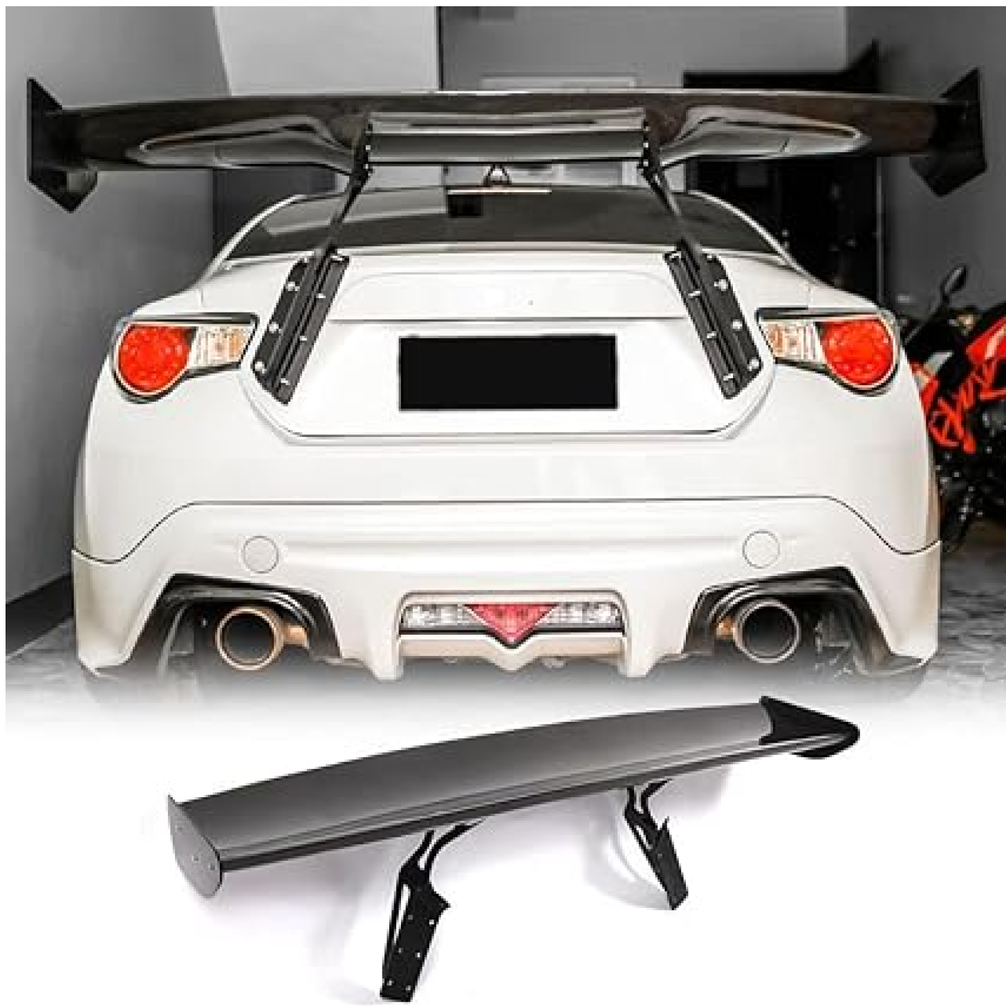 Fit For 2012-2021 Toyota 86 Subaru BRZ Scion FR-S Real Carbon Fiber Trunk Rear Spoiler Wing