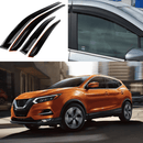 Se adapta a Nissan Rogue Sport 2017-2022, viseras para ventanas con ventilación de canal exterior, protectores contra la lluvia, el sol y el viento, deflectores de sombra -1