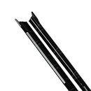 Detail of side skirt extensions body kit on BMW 4 Series G26, showing off the glossy finish and precise engineering for optimal aerodynamics