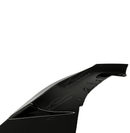 Front quarter view of the BMW 5 Series G30 with its gloss black front splitter spoiler lip, demonstrating the car's enhanced aerodynamics.