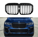 For BMW X7 G07 M Performance 2019-2022 Glossy Black Front Bumper Grille-1
