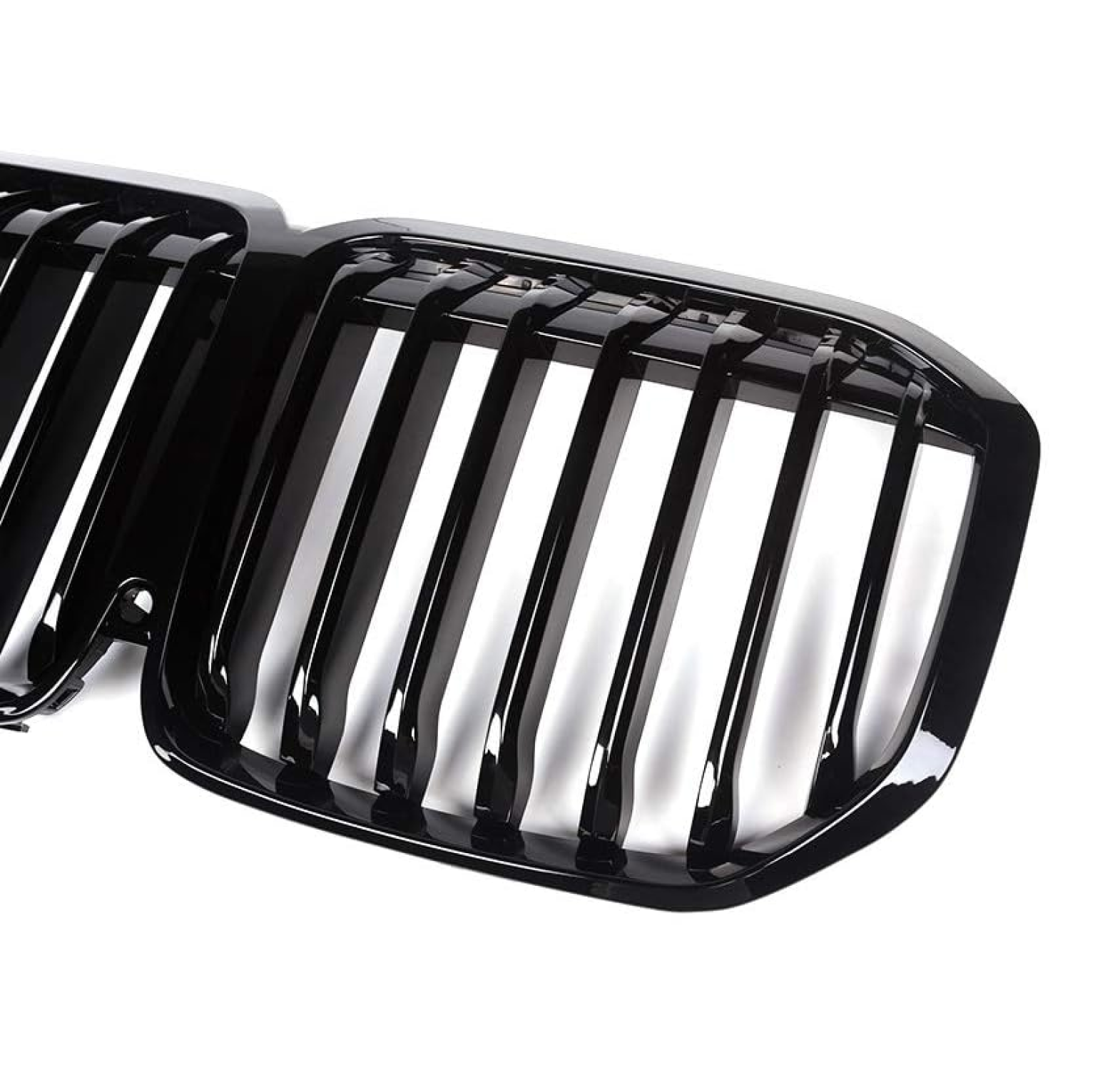For BMW X7 G07 M Performance 2019-2022 Glossy Black Front Bumper Grille - 0