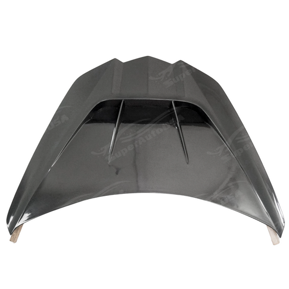 Carbon Fiber ZR1 Style Car Hood Cover For 20-26 Chevrolet Corvette C8