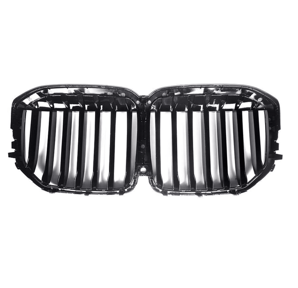 For BMW X7 G07 M Performance 2019-2022 Glossy Black Front Bumper Grille