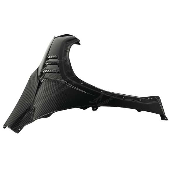 High-quality real carbon fiber JDM style front side vented fender panel for 2023 Subaru WRX STI