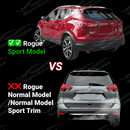 Se adapta a Nissan Rogue Sport 2017-2022, viseras para ventanas con ventilación de canal exterior, protectores contra la lluvia, el sol y el viento, deflectores de sombra -4