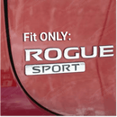 Se adapta a Nissan Rogue Sport 2017-2022, viseras para ventanas con ventilación de canal exterior, protectores contra la lluvia, el sol y el viento, deflectores de sombra -11