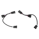 Carbon fiber LED DRL bezel installation in progress on Corvette C8