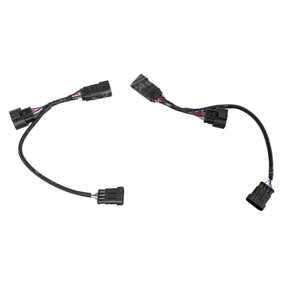 Carbon fiber LED DRL bezel installation in progress on Corvette C8