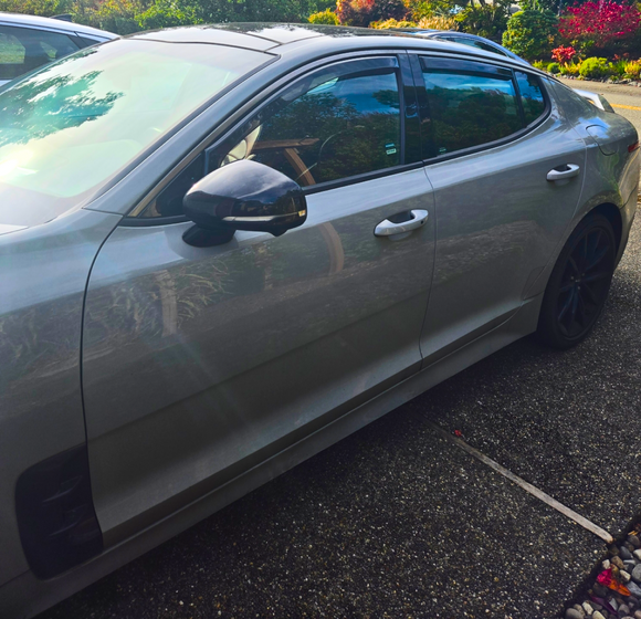 For 2018-2025 Stinger In-Channel Window Visor Rain Wind Guard Deflectors