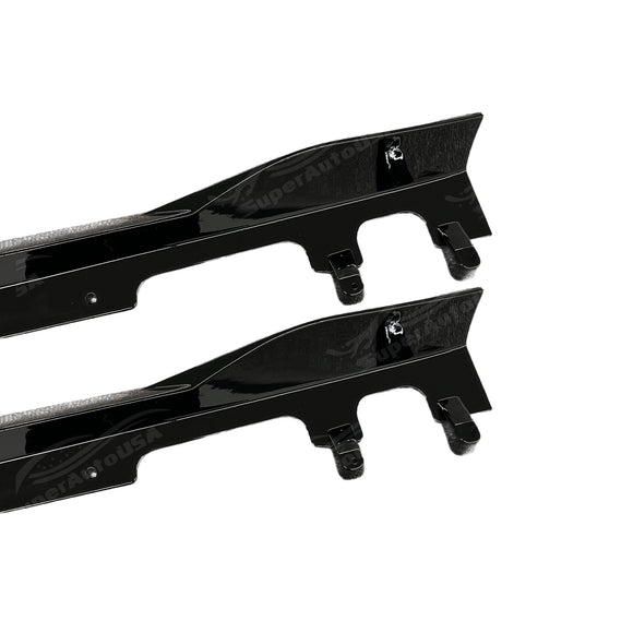 Fits BMW G05 X5 M Sport 2019-2024 Gloss Black Extension Side Skirts