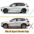 Fits BMW G05 X5 M Sport 2019-2024 Gloss Black Extension Side Skirts-2