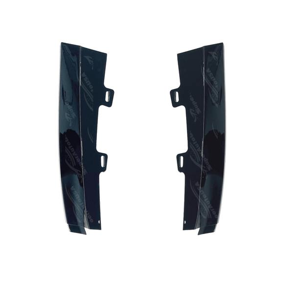 Rear shot emphasizing the Gloss Black Rear Diffuser on Fits 2019-2022 BMW G20, detailing the integration of LED brake light and sleek corner splitters