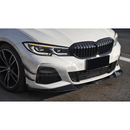 For 2019-2022 BMW 3 Series G20 Gloss Black Front Bumper Lip Spoiler 1 Pc-8