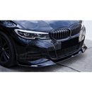 For 2019-2022 BMW 3 Series G20 Gloss Black Front Bumper Lip Spoiler 1 Pc-11