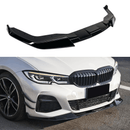 For 2019-2022 BMW 3 Series G20 Gloss Black Front Bumper Lip Spoiler 1 Pc-1