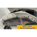 For 2019-2022 BMW 3 Series G20 Gloss Black Front Bumper Lip Spoiler-5