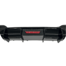 2021 BMW 3 Series G20 with a Gloss Black Universal Rear Bumper Corner/Splitter Lip Wing, adding a touch of sophistication and performance enhancement