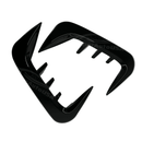 Fits 2019-2022 BMW 3-Series G20 Gloss Black Rear Air Vent Trim Frame-11