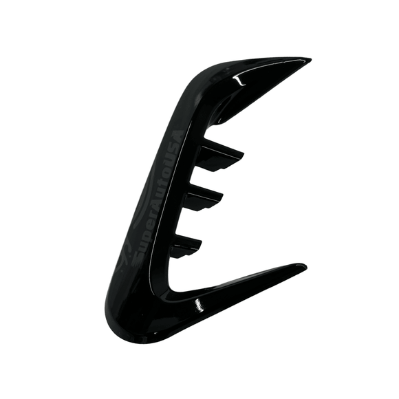 2022 BMW 3-Series G20 interior upgraded with a Gloss Black Rear Air Vent Trim Frame, blending seamlessly with the vehicle's modern interior styling