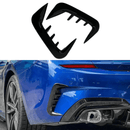 Gloss Black Rear Air Vent Trim Frame on 2019-2022 BMW 3-Series G20, enhancing the vehicle's interior with a sleek and modern finish