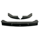 Close-up of the Gloss Black Front Spoiler installed on a BMW 3 Series G20 LCI, offering a sleek and aggressive look for the 2023-2024 models