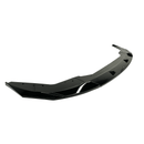 Gloss Black Front Bumper Lip Spoiler on 2023-2024 BMW 3 Series G20 LCI, enhancing the vehicle's aerodynamics and sporty aesthetic
