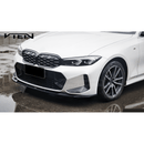 For 2023-2024 BMW 3 Series G20 LCI Gloss Black Front Bumper Lip Spoiler-8