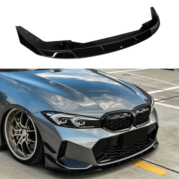 Alerón de parachoques delantero negro brillante para BMW Serie 3 G20 LCI 2023-2024 
