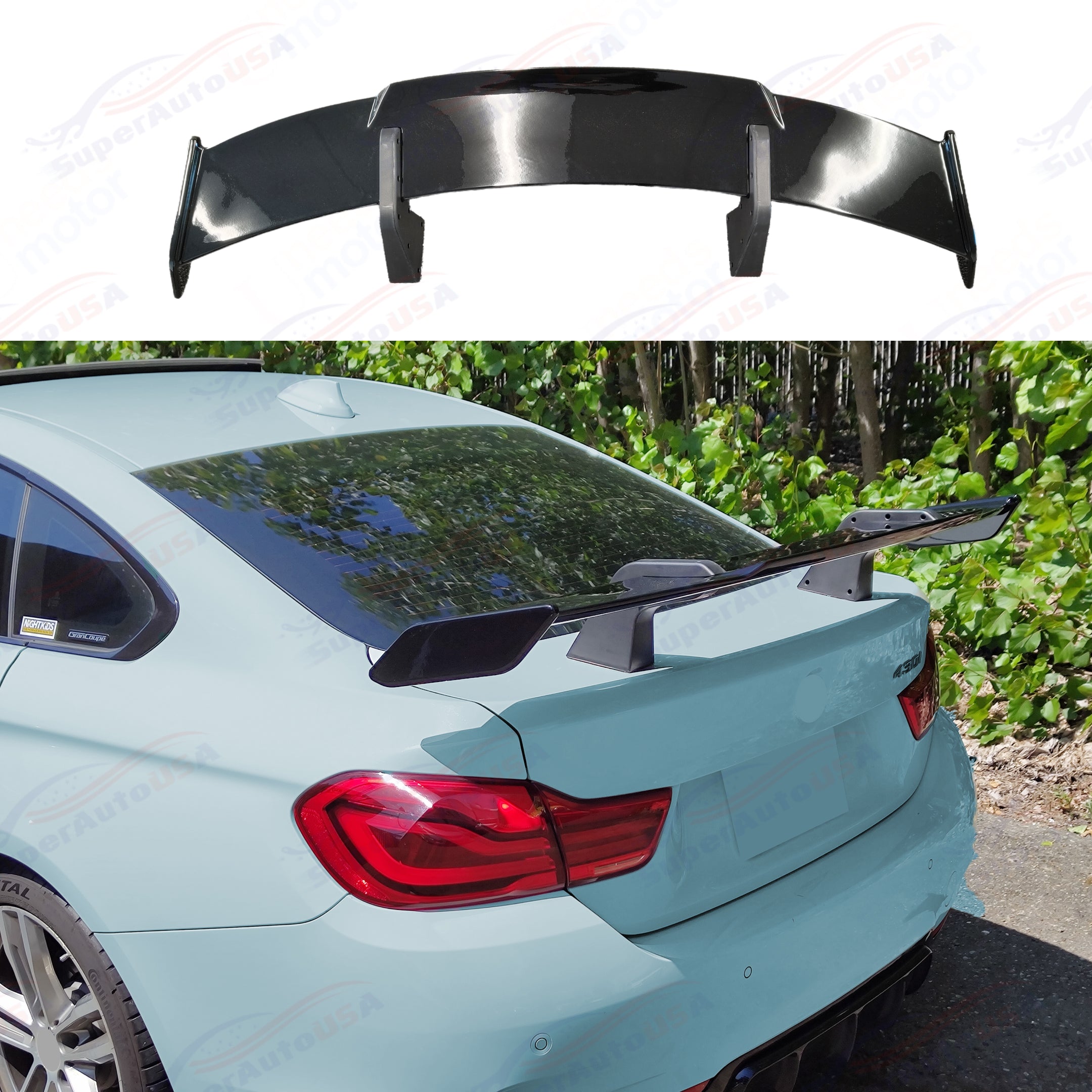 For 2014-2020 BMW F32 F33 F36 F82 M Performance Style Rear Wing