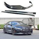 Fits 2021-2025 BMW G22/G23 430i/M440i 4 Series CSL Style Real Carbon Fiber Side Skirt Front Lip-1