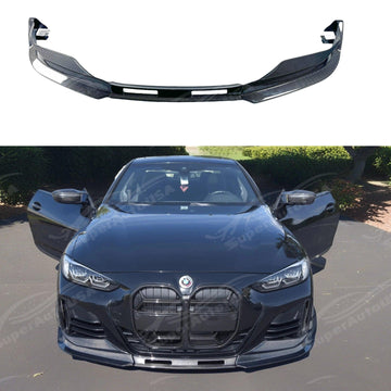 BMW G22 430i CSL Style Real Carbon Fiber Front Lip Spoiler