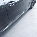 Fits 2021-2025 BMW G22/G23 430i/M440i 4 Series CSL Style Real Carbon Fiber Side Skirt Front Lip-12