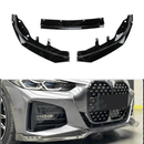 BMW G22 430i MP Style Gloss Black Front Lip Spoiler
