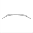 Impactful rear perspective of the Kia Stinger 2018-2023 with its Ceramic Silver Metallic Scorpion GT Style Rear Trunk Spoiler, underlining the car’s enhanced aerodynamics.