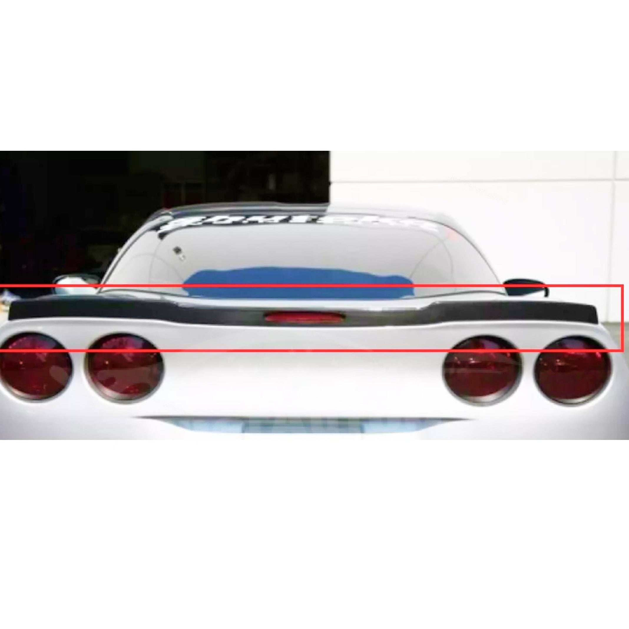 2012 Corvette C6 Rear Wing Spoiler with Removable Gurney Flap