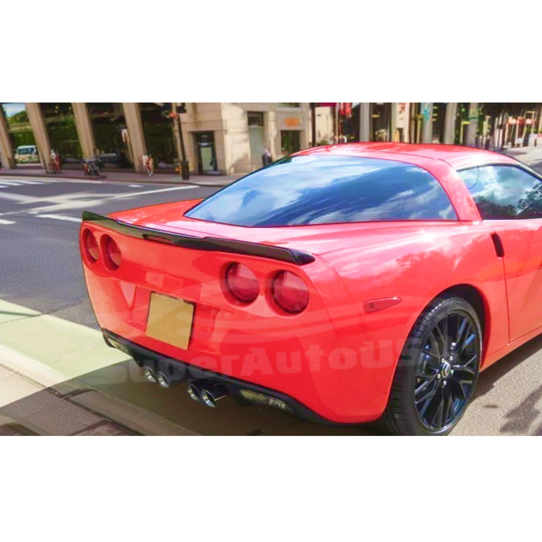 2007 Corvette C6 Rear Trunk Wing Spoiler with Removable Gurney Flap