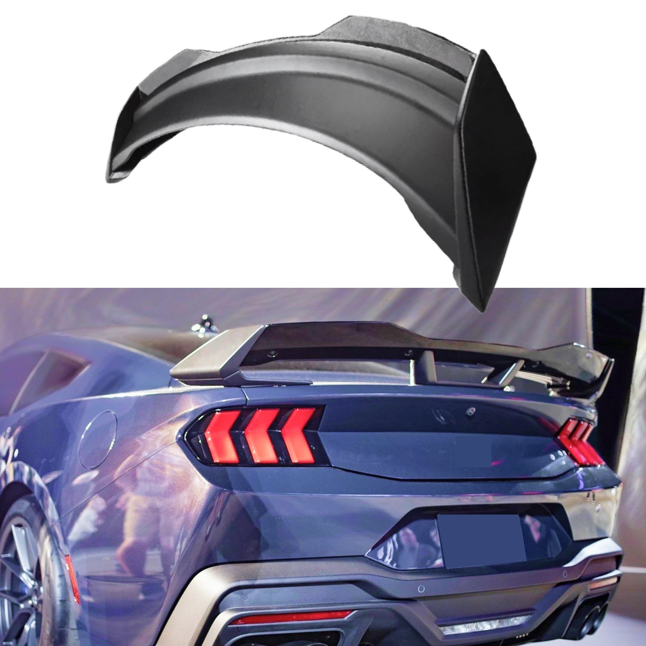 2024 Ford Mustang GT Dark Horse Style Rear Trunk Lip Spoiler Wing