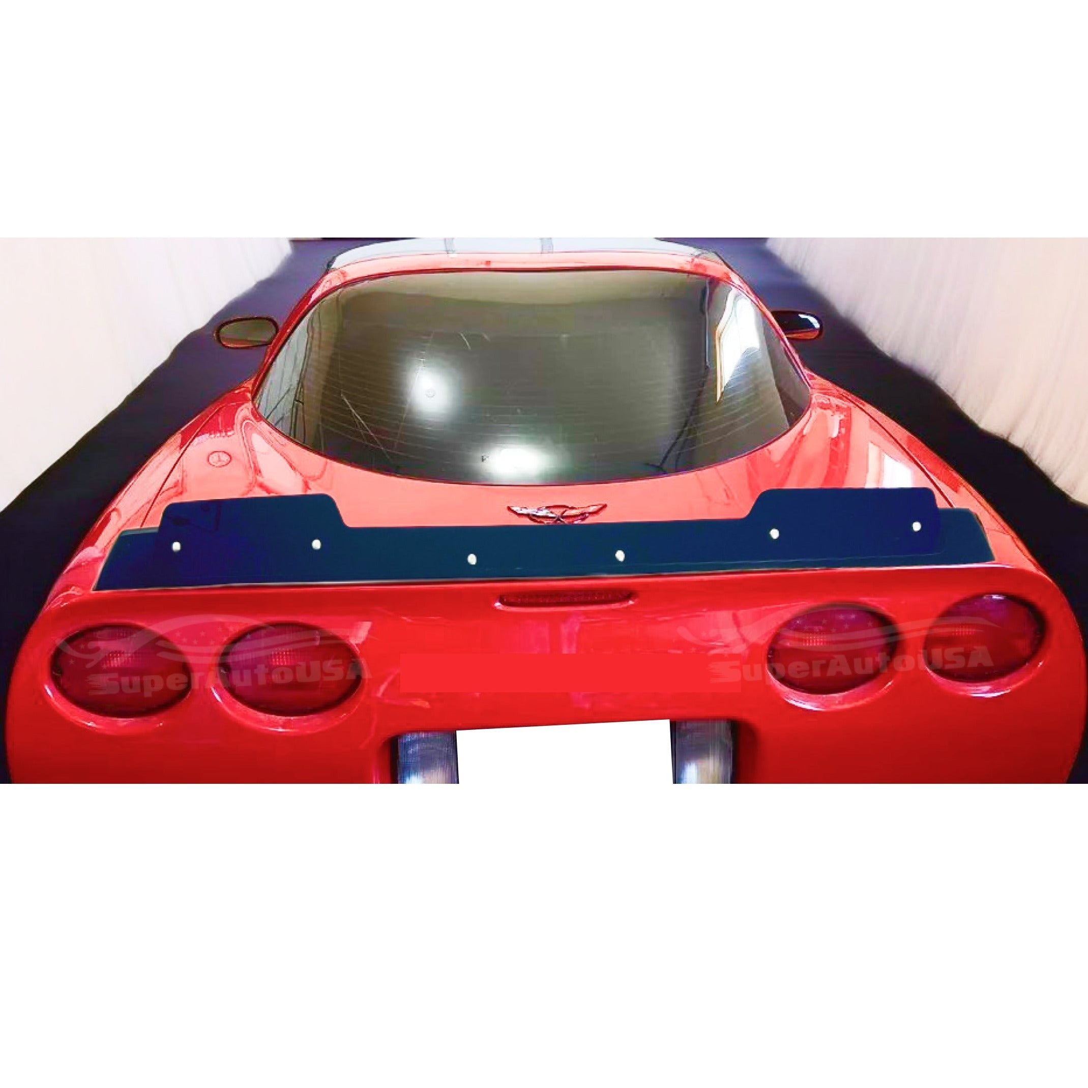 1999 Chevrolet Corvette C5 ZR1 Style Extended Rear Trunk Wing Spoiler with Removable Gurney Flap