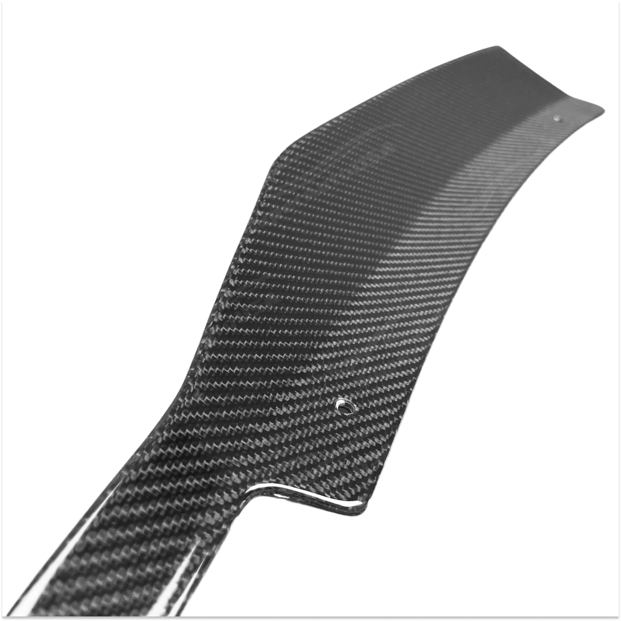 Fit 2024-2025 Ford Mustang Dark Horse Style Real Carbon Rear Spoiler Gurney Flap