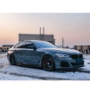 Fits 2021-2023 BMW 5 Series G30 530i 540i M550i M-Sport Gloss Black Front Lip Spoiler-14