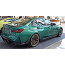 Fits 2021-2024 BMW G80 M3 G82 G83 M4 MP Style Gloss Black Body Kits Side Skirts-11