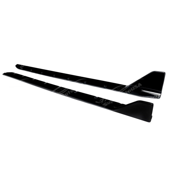 Fits 2021-2024 BMW G80 M3 G82 G83 M4 MP Style Gloss Black Body Kits Side Skirts